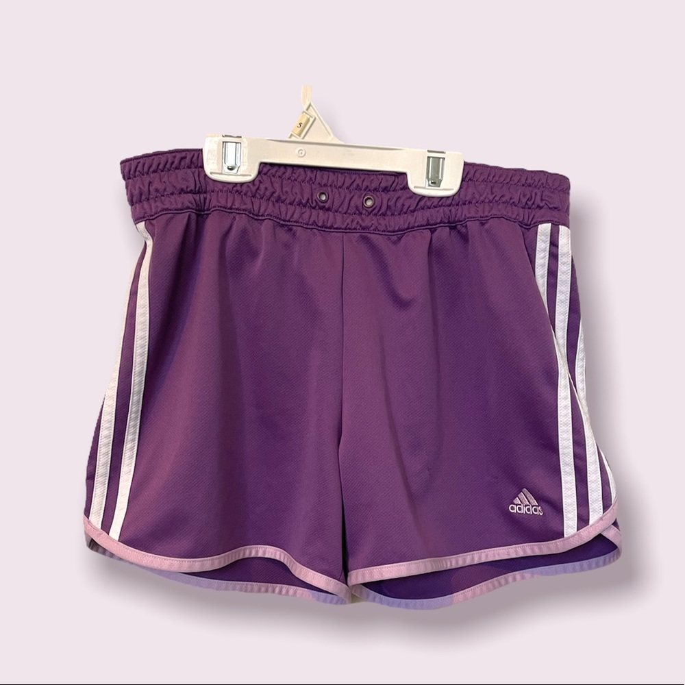 Purple Adidas Shorts
